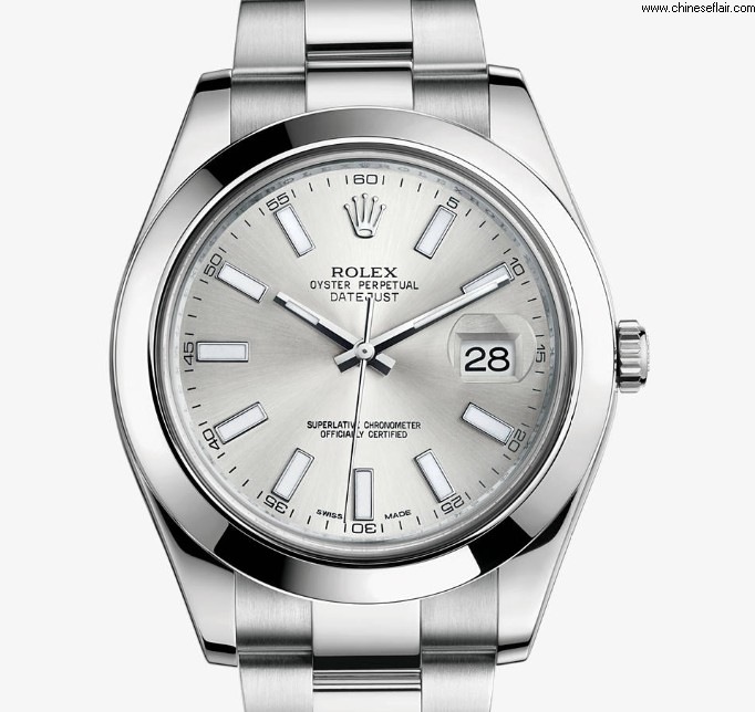 Fake Rolex Datejust II Watch Oyster 41 mm Silver Dial Watch